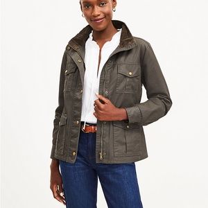Loft Coated Field Jacket NWT